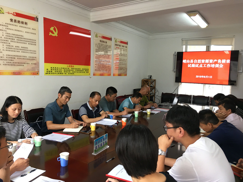 峨山县多举措动员部署自然资源资产负债表编制