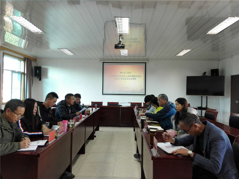 县工信局积极传达学习及开展农村人居环境整治