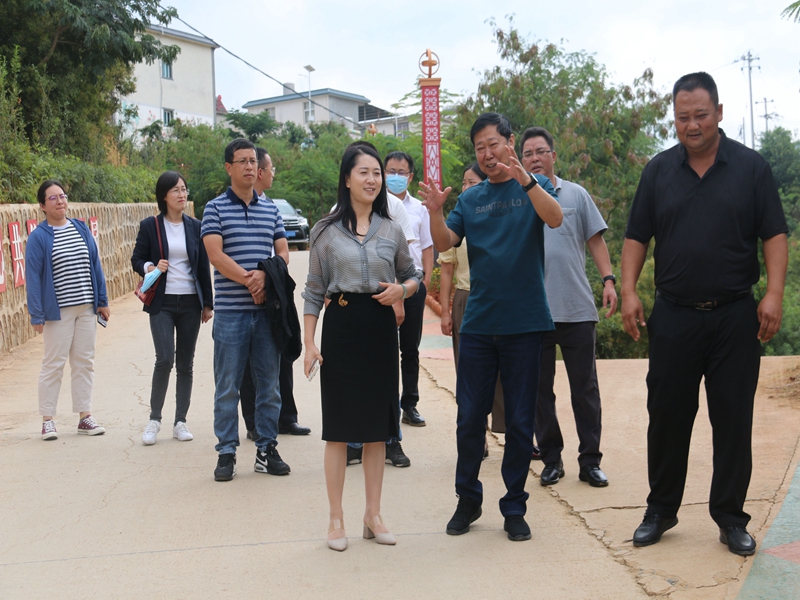 10月13日上午,市人大常委会副主任孙云鹏,主委,市政府副秘书长董晓娟