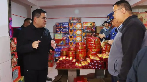 施忠诚带队检查春节安全生产工作