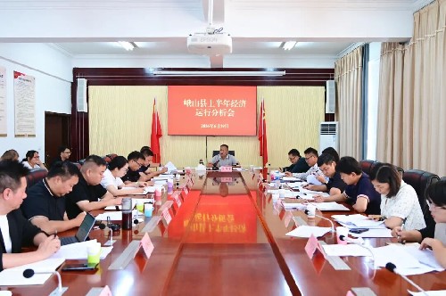全县上半年经济运行分析会召开